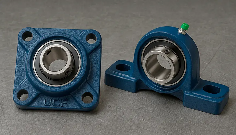 Корпусные подшипники UCF и UCP: в чём разница и что выбрать для транспортёра Корпусные подшипники UCF и UCP: в чём разница и что выбрать для транспортёра