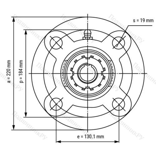 Подшипниковый узел UKFC 215+H 2315 - Вал: 65 мм от производителя  LPZ