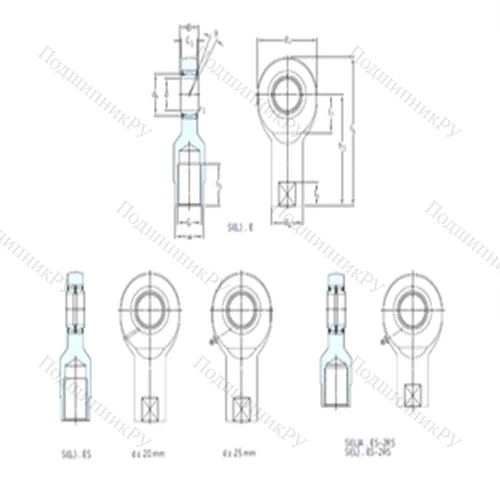 Подшипник скольжения сферический SI 12E