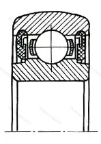 Модификация подшипника 580204АКС17 размер 20x47x14 от производителя  ГПЗ-1