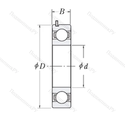 Подшипник шариковый радиальный
