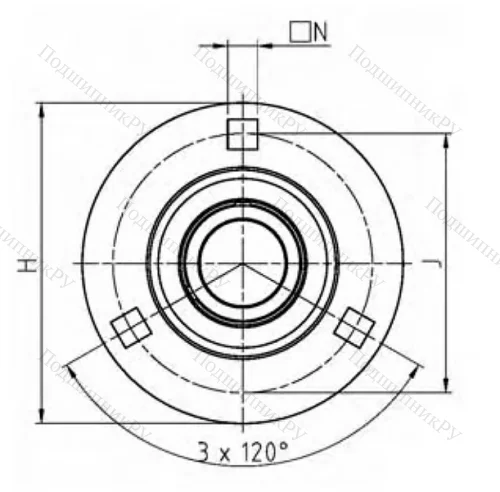 Подшипниковый узел ESPF 207 CN в Москве