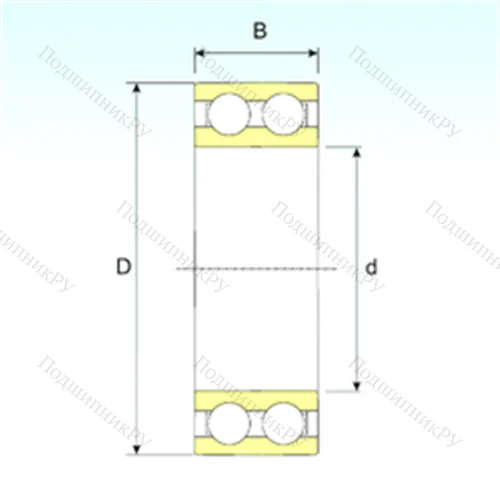 Подшипник шариковый радиальный 4304 ATN 9