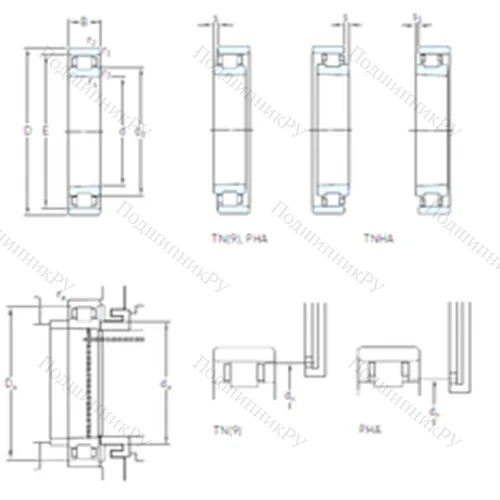 Подшипник роликовый радиальный N 1014 KTN/SP