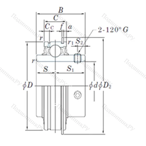 Подшипник шариковый радиальный