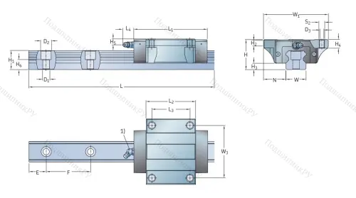 Каретка LLTHC 15 A T 1 P 5 в Москве
