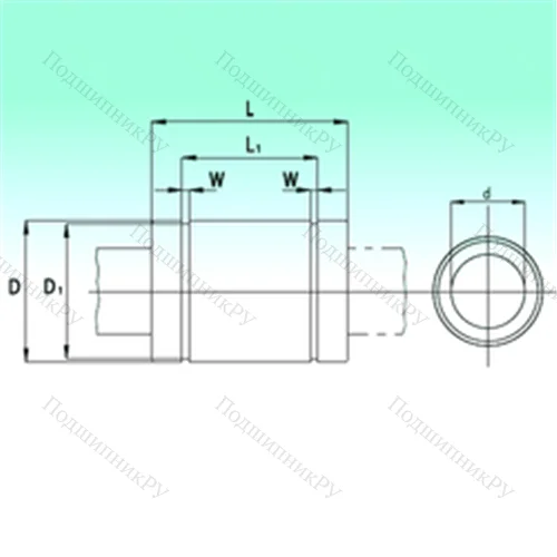 Подшипник шариковый линейный KB 1232