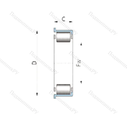 Подшипник роликовый радиальный F-236947.02