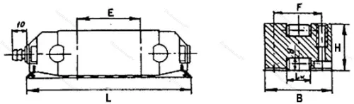 Подшипник  РС-26Л размер 108x40x26