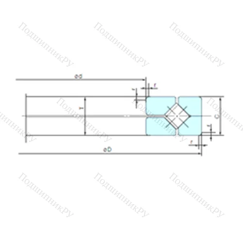 Подшипник роликовый упорно-радиальный 250XRN 33