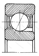 Подшипник  136208 размер 40x80x18