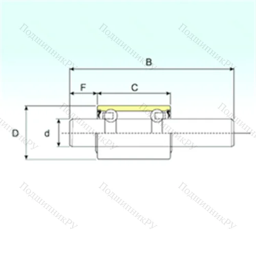 Подшипник шариковый радиальный WB 1938152