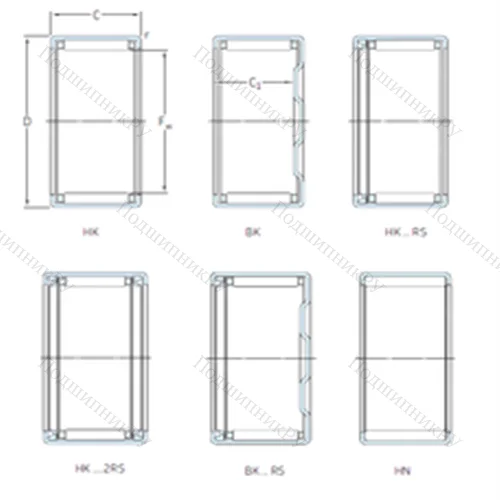 Подшипник игольчатый радиальный BK 0808