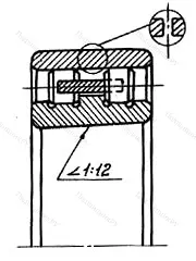 Подшипник  3182164 (NN 3064K) размер 320x480x121