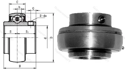 Корпусный подшипник UC 201 в Москве