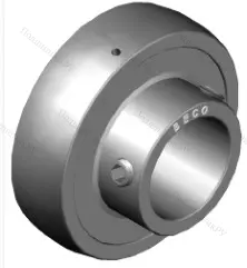 Высокотемпературный корпусной подшипник UC 207 BHTS ZZ C 4 200° BECO в Москве
