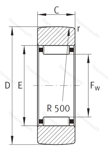 Подшипник RSTO 12 от производителя  INA