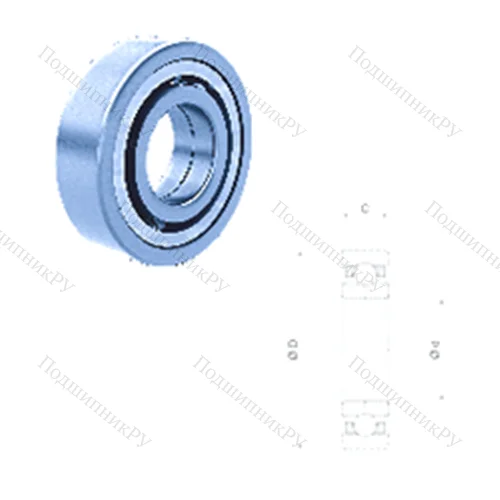 Подшипник шариковый радиально-упорный QJ 211FM