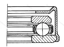 Модификация подшипника 588911С23 размер 52,388x84,5x20,84