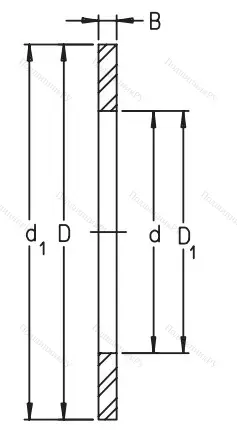 Игольчатый подшипник кольцо упорное LS 5070 от производителя  INA