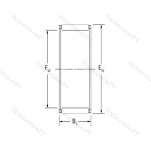 Подшипник игольчатый радиальный RF 546141A