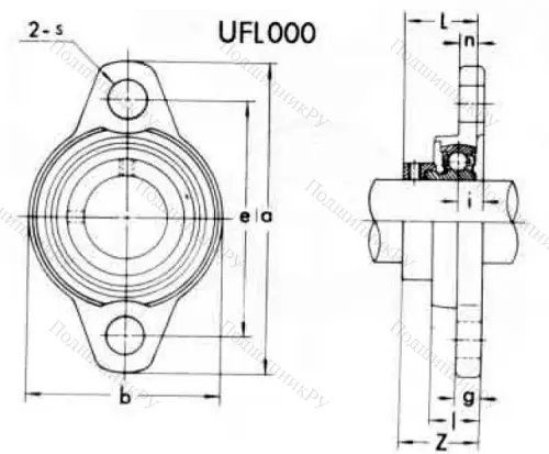 Подшипниковый узел UFL 006 (ASAHI) в Москве
