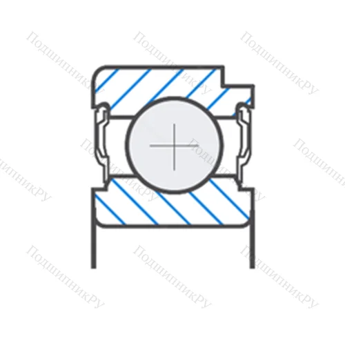 Подшипник шариковый радиальный F-801837.09KL-AM