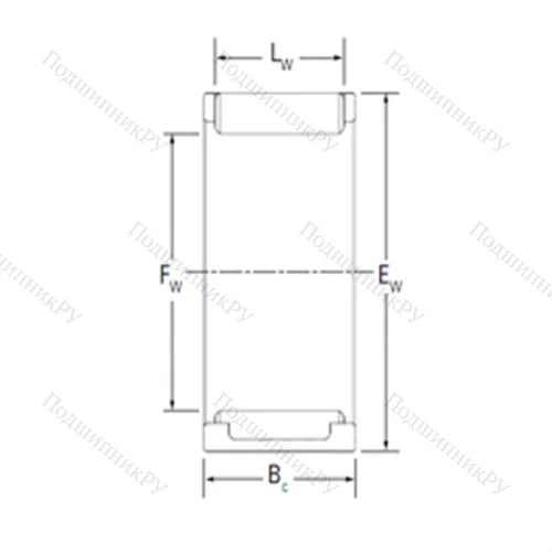 Подшипник игольчатый радиальный BE 344320ASB 1