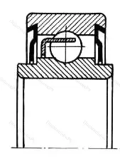 Модификация подшипника 6-280017С1 размер 7x19x6/8