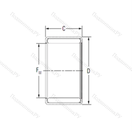 Подшипник игольчатый радиальный Y 2212