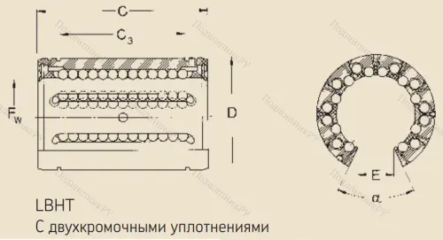 Подшипник LBHT 30 A 2LS в Москве