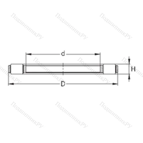 Подшипник роликовый упорный K 81148-MB