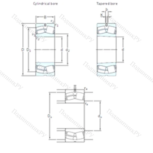 Подшипник роликовый радиальный самоцентрирующийся 23132CCK/W 33