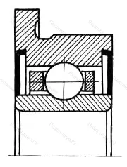 Модификация подшипника 5-880063ЮТ размер 3x8/9,5x3,5 ГПЗ-4 от производителя  ГПЗ-4