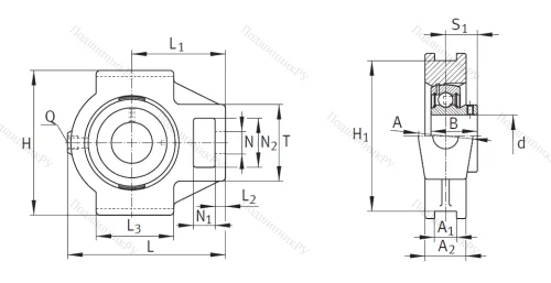 Подшипниковый узел PTUEY 25-XL в Москве