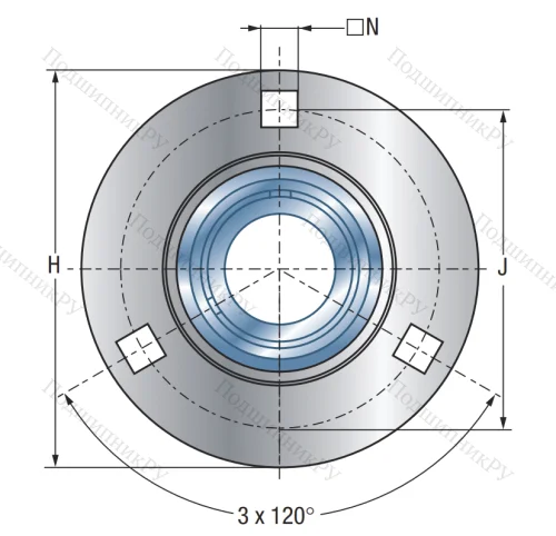Подшипниковый корпус PF 204 в Москве