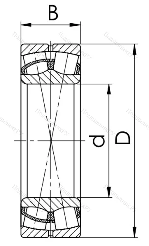 Сферический роликовый подшипник 53618 АН (22318 CW 33) в Москве