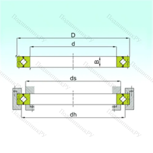 Подшипник роликовый опорно-поворотный CRBC 70045