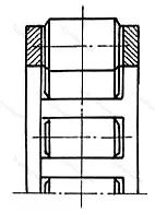 Модификация подшипника 822710Д размер 51x75x31,2