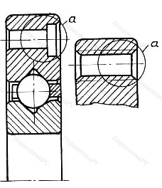 Модификация подшипника 5-186912Л размер 62x110x8