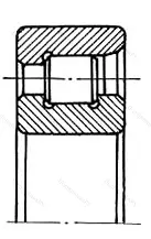 Модификация подшипника 56-512741Т1У размер 205x285x30/32