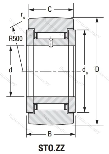 Подшипник STO 25 ZZ