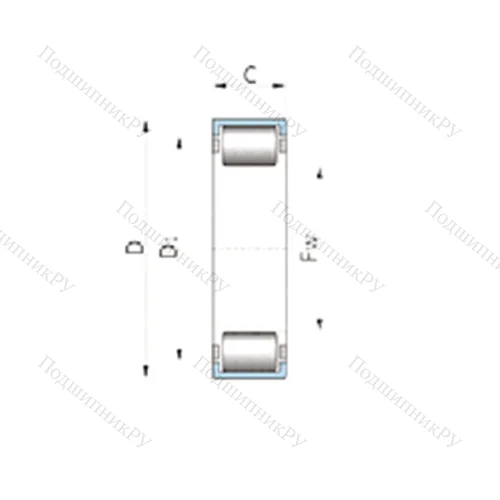 Подшипник роликовый радиальный F-236820