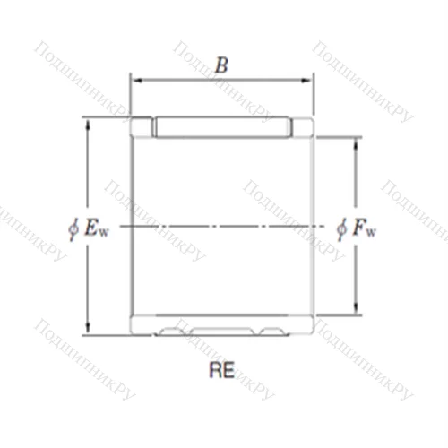 Подшипник игольчатый радиальный RE 242924AL 1