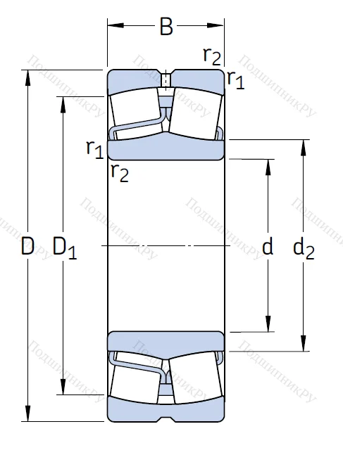 Сферический роликовый подшипник 23024 CC/W 33
