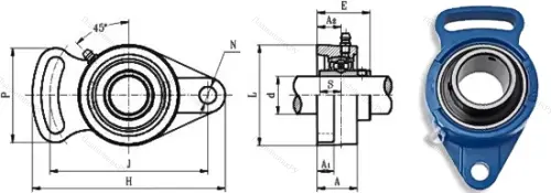 Подшипниковый узел UCFA 203 в Москве