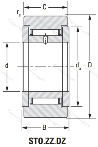 Подшипник STO 6 ZZ DZ