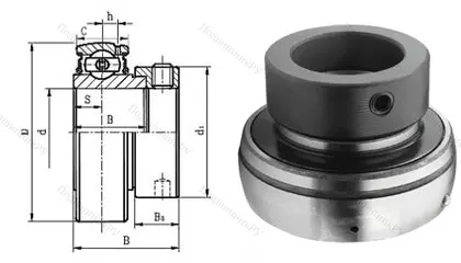 Корпусный подшипник SA 207 в Москве