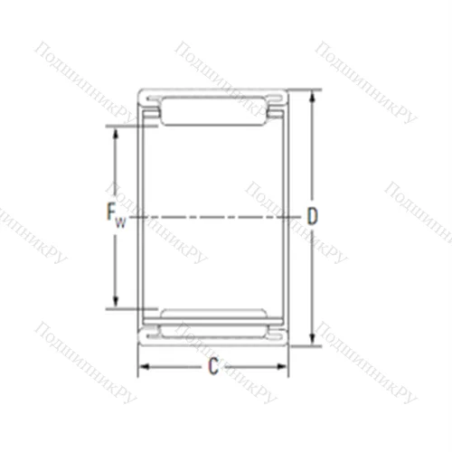Подшипник игольчатый радиальный BTM 4530