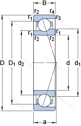 Подшипник 71901 CE/HCP 4A